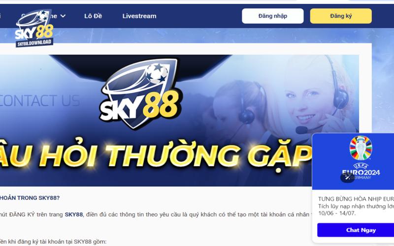 Các bước đăng nhập Sky88 chi tiết nhất